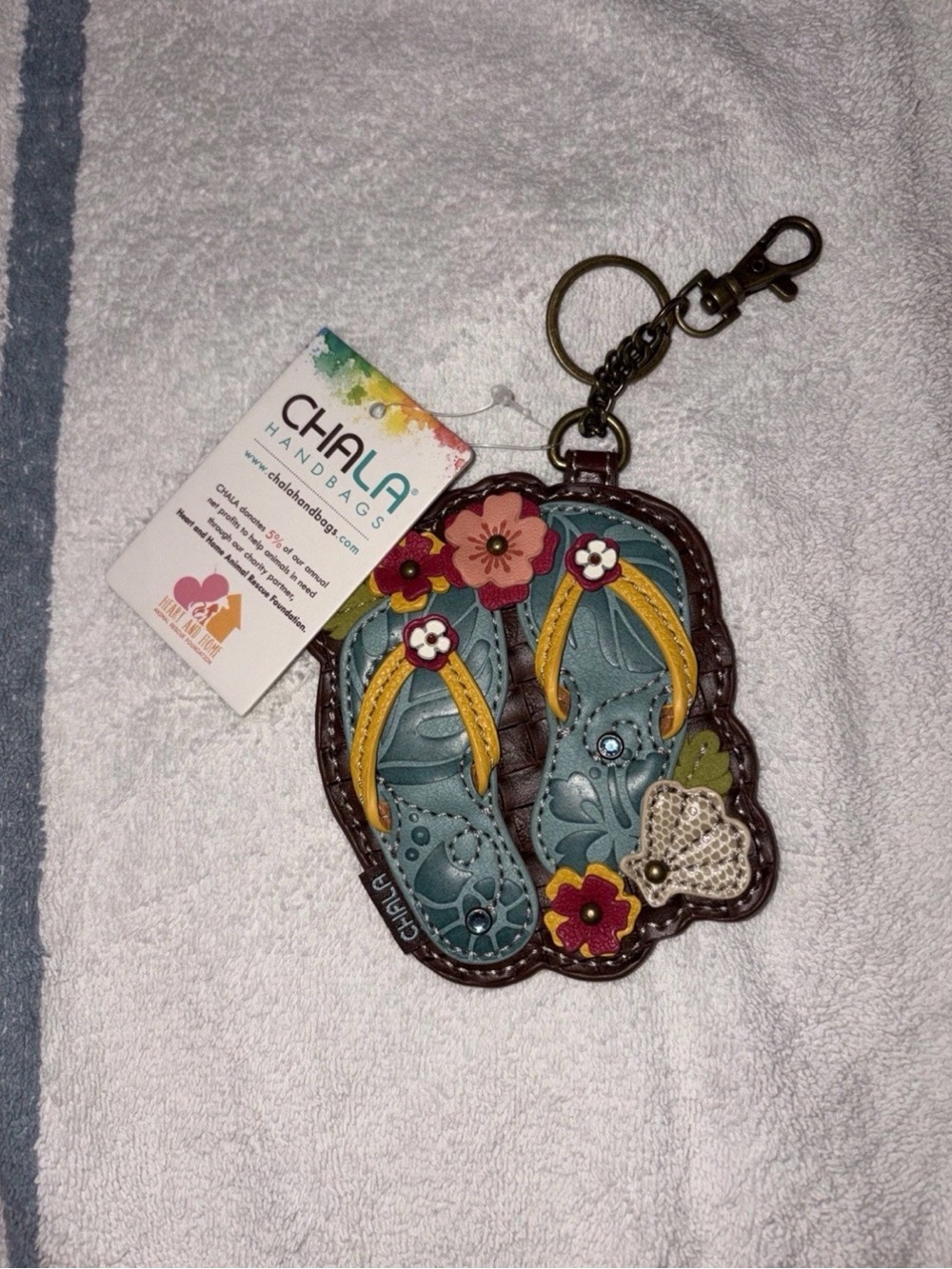 Chala Flip Flop Keychain NWT